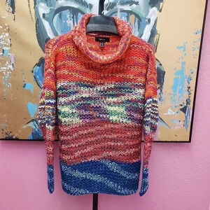Forever 21 Multicolor Marled Turtleneck Sweater